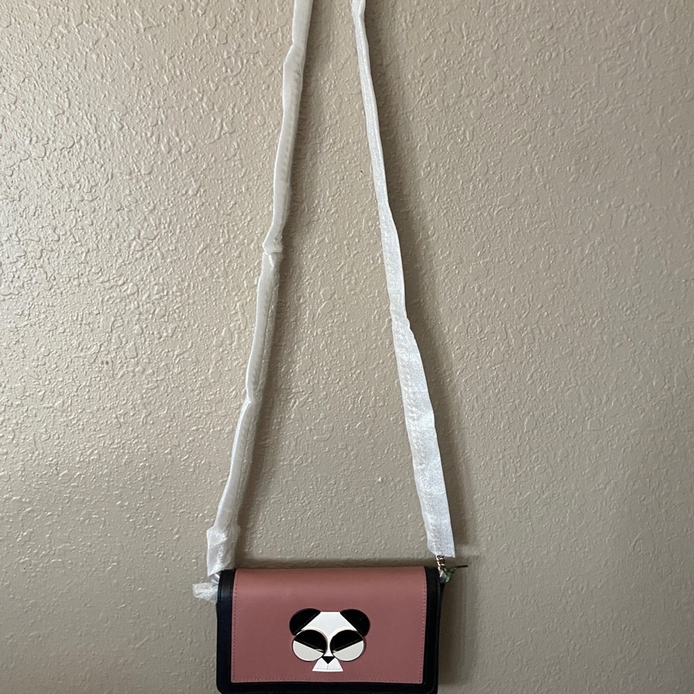 KATE SPADE NEW YORK gentle panda chain crossbody wallet - Picture 5 of 14